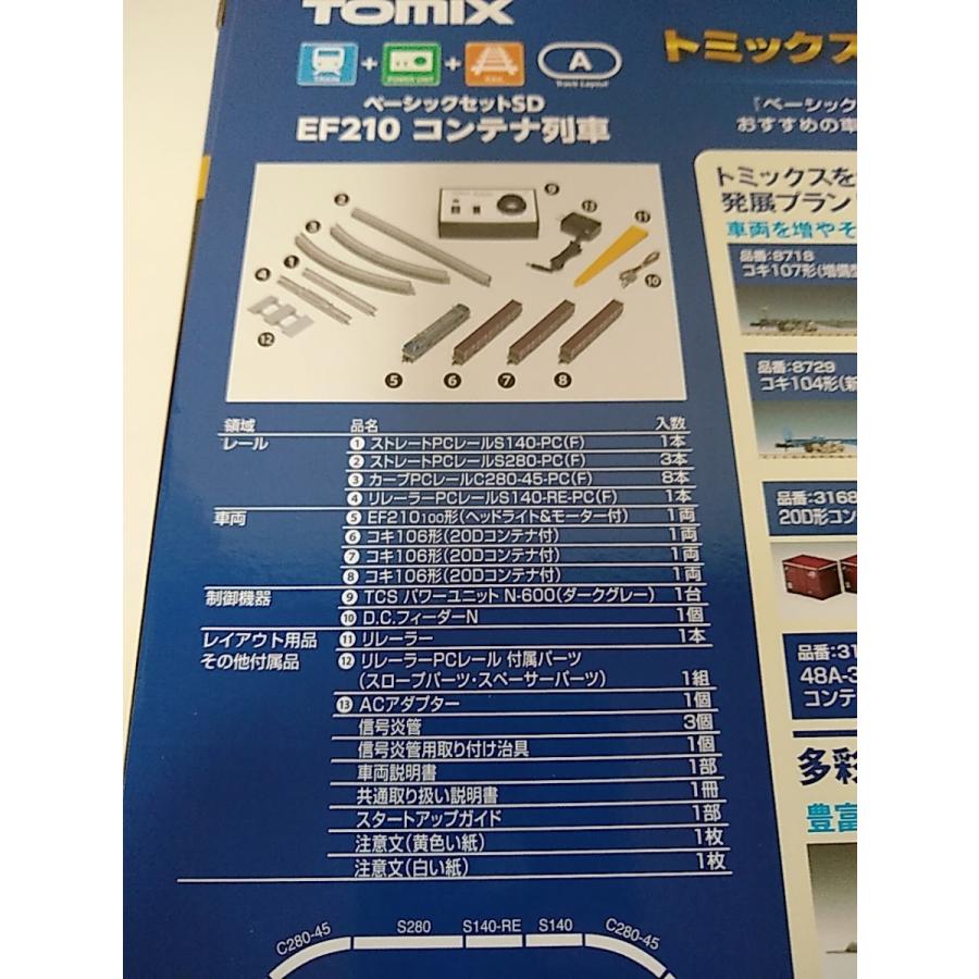 TOMIX 90181 ベーシックセットSD EF210 コンテナ列車 トミックス TOMIX 90181 ベーシックセットSD EF210 コンテナ列車 トミックス