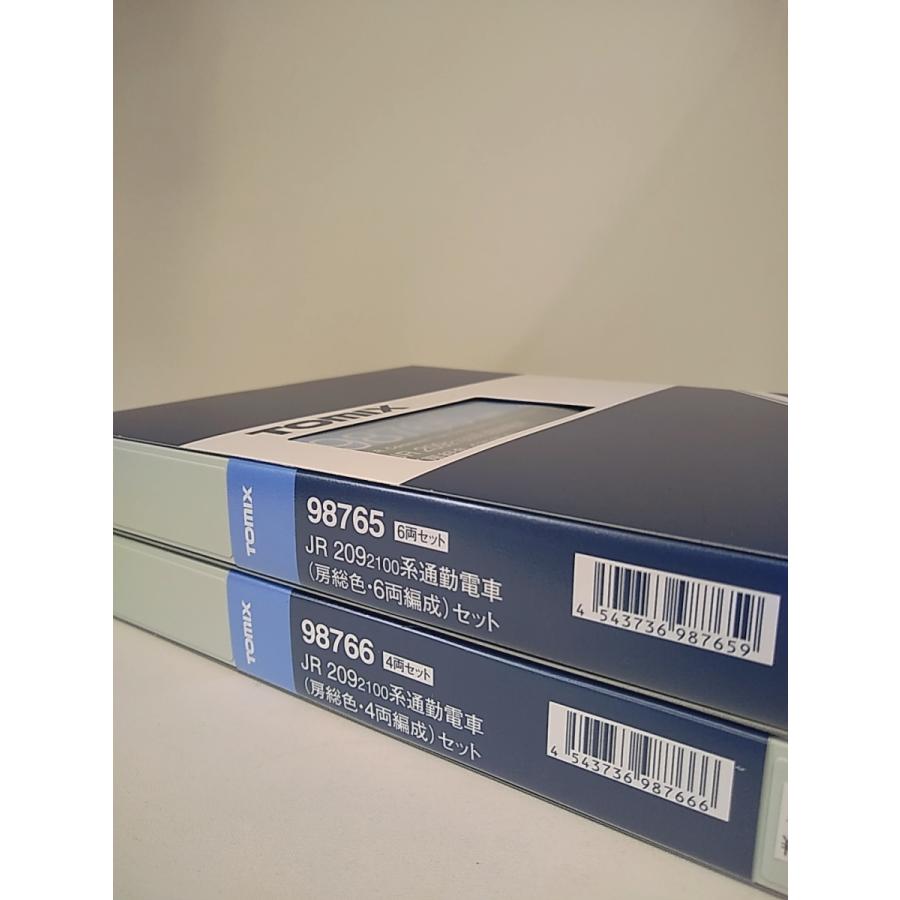 TOMIX 98765 209-2100系 通勤電車 (房総色 6両編成)セット+ 98766  (房総色 4両編成)セット｜itchifuji124