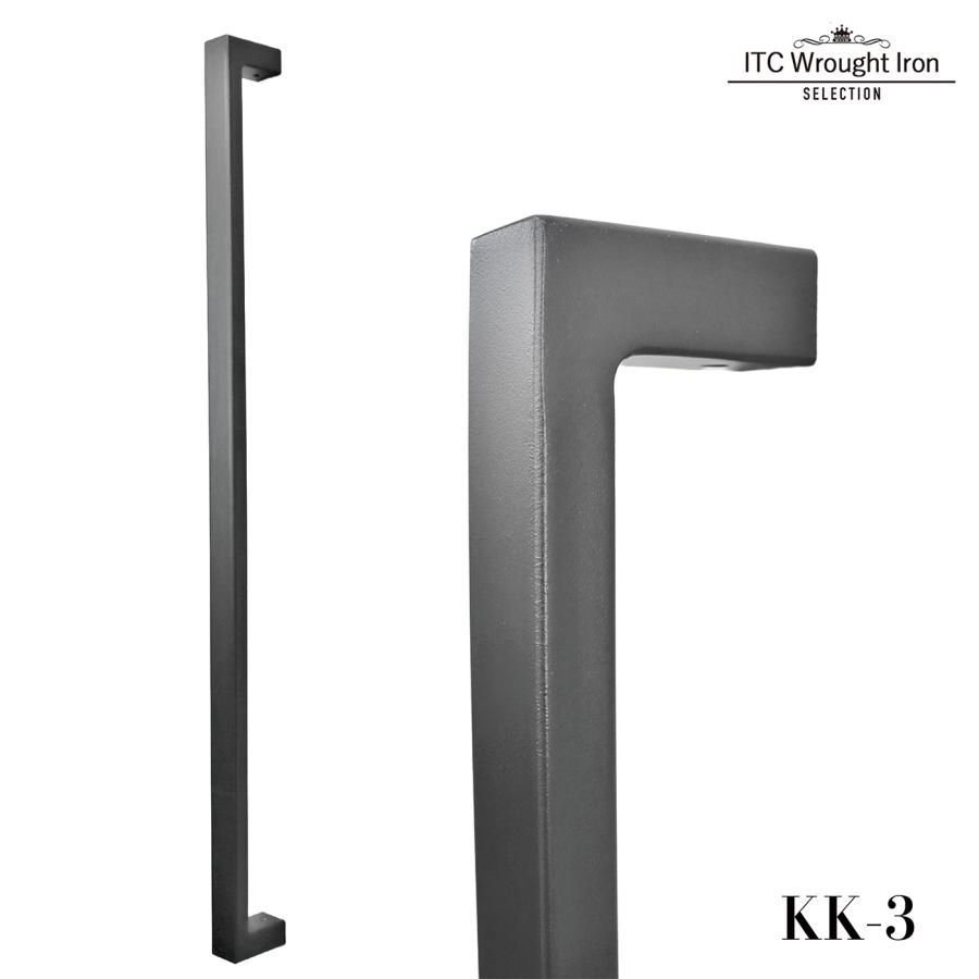 KK-3】アイアン 手すり ブラック 黒 100cm 縦型 玄関 階段 おしゃれ 縦