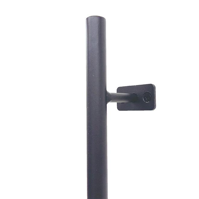 SK-3L02】左付け用 アイアン 手すり 玄関 おしゃれ L型手すり つや消し