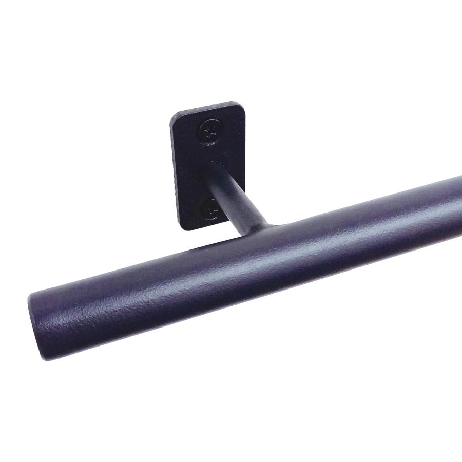 SK-3L02】左付け用 アイアン 手すり 玄関 おしゃれ L型手すり つや消し