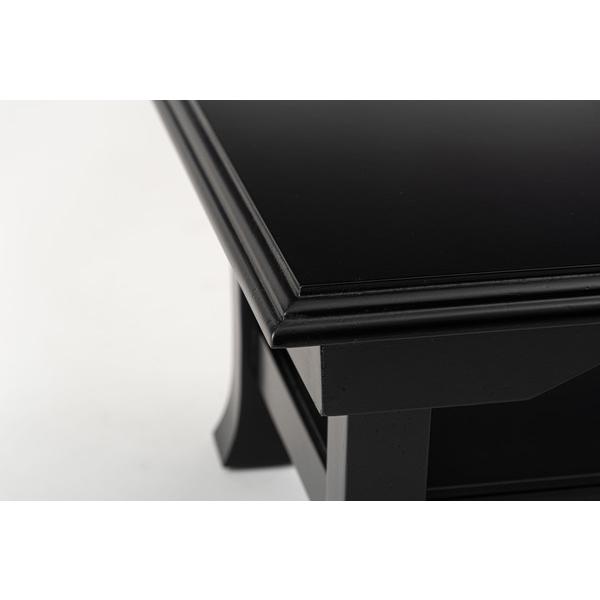 お座敷ミニテーブル BC-116 コンパクト 法事　仏壇　黒　和風　和室　経机 文机 供物台 供養台 写経机 便利机 仏壇前経机 仏壇前 | 東谷 | 20