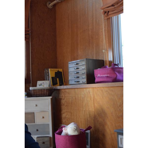 ドキュメントチェスト 5D CCR-106 収納家具 収納ボックス BOX 木 wood ウッド レトロ 和風 5段 小物入れ | 東谷 | 05