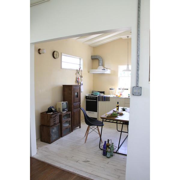 フラップチェスト CCR-107 トレノ 木製 天然木 レトロ おしゃれ 北欧 チェスト シンプル 食器棚 ガラス付扉 ナチュラル 収納 収納家具 ヴィンテージ | 東谷 | 06