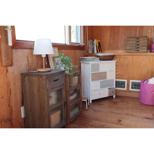 ガラスキャビネット CCR-108 トレノ 木製 天然木 レトロ おしゃれ 北欧 チェスト キャビネット シンプル 食器棚 ガラス扉付 ナチュラル 収納 ヴィンテージ | 東谷 | 09