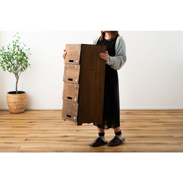 シューズラック CCR-400 シューズボックス 木製 下駄箱 スリッパラック 玄関 収納 棚 おしゃれ | 東谷 | 10