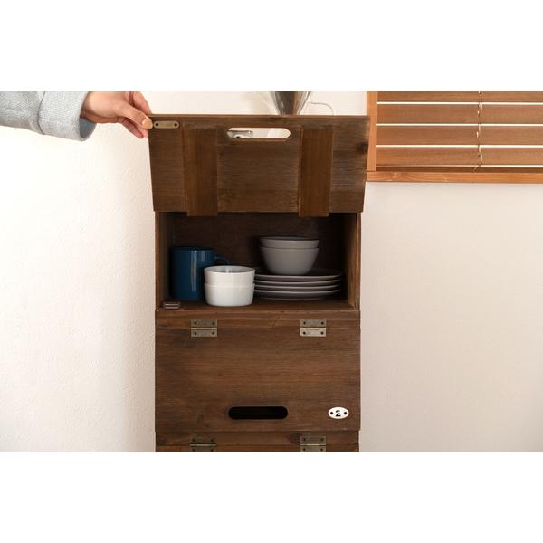 シューズラック CCR-400 シューズボックス 木製 下駄箱 スリッパラック 玄関 収納 棚 おしゃれ | 東谷 | 13