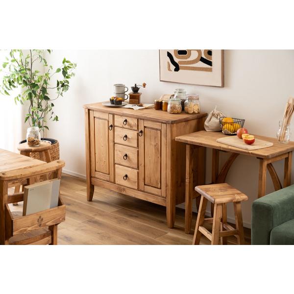 サイドボード CFS-514 チェスト 木製リビングチェスト 収納 電話台 FAX台 キャビネット ナチュラル インテリア カントリー | 東谷 | 12