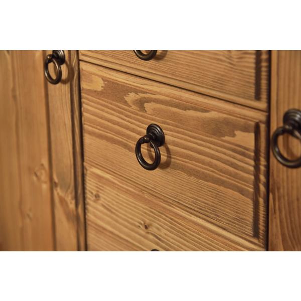 サイドボード CFS-514 チェスト 木製リビングチェスト 収納 電話台 FAX台 キャビネット ナチュラル インテリア カントリー | 東谷 | 06