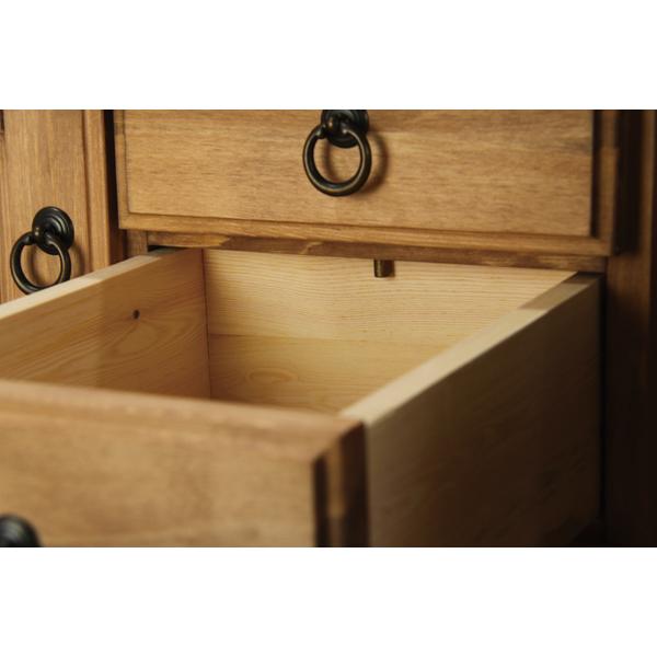 サイドボード CFS-514 チェスト 木製リビングチェスト 収納 電話台 FAX台 キャビネット ナチュラル インテリア カントリー | 東谷 | 08