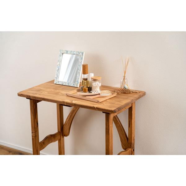 デスク CFS-517 机 オフィスワーク デスクワーク 木製 天然木 ナチュラル カントリー | 東谷 | 12