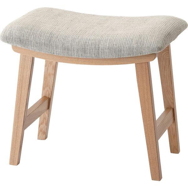 トロペ スツール CL-790 椅子 腰掛け 背もたれなし 木製 天然木 アッシュ オットマン 高さ42cm ファブリック ソフトレザー ワイド 北欧 店舗 カフェ ホテル | 東谷 | 05