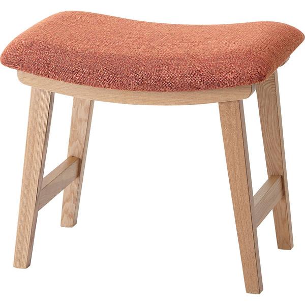 トロペ スツール CL-790 椅子 腰掛け 背もたれなし 木製 天然木 アッシュ オットマン 高さ42cm ファブリック ソフトレザー ワイド 北欧 店舗 カフェ ホテル | 東谷 | 03