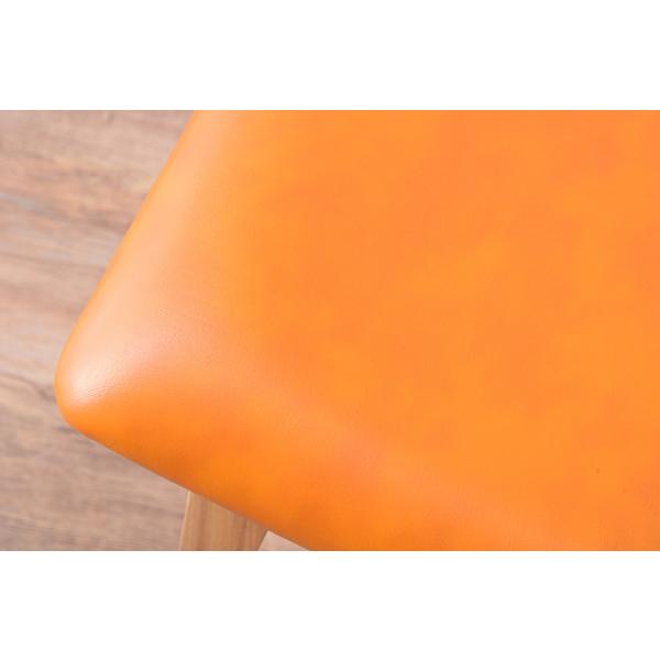 トロペ スツール CL-790 椅子 腰掛け 背もたれなし 木製 天然木 アッシュ オットマン 高さ42cm ファブリック ソフトレザー ワイド 北欧 店舗 カフェ ホテル | 東谷 | 16