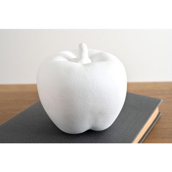 フルーツオブジェ CLY-41 オブジェ リンゴ 小物 置物 インテリア雑貨 玄関 果物 陶器 マット仕上げ アート おしゃれ コンパクト リビング | 東谷 | 10