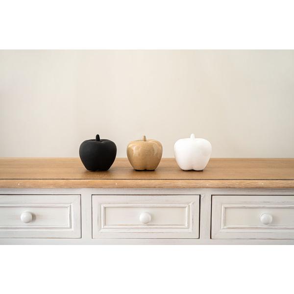 フルーツオブジェ CLY-41 オブジェ リンゴ 小物 置物 インテリア雑貨 玄関 果物 陶器 マット仕上げ アート おしゃれ コンパクト リビング | 東谷 | 11