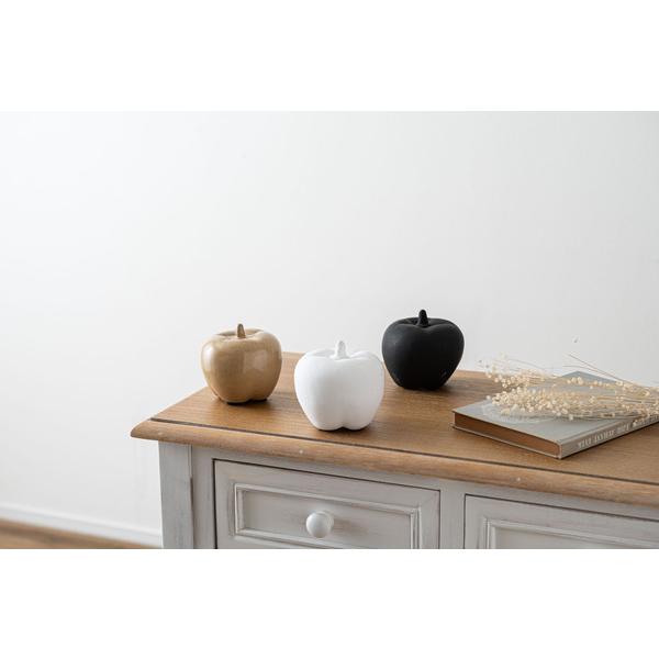 フルーツオブジェ CLY-41 オブジェ リンゴ 小物 置物 インテリア雑貨 玄関 果物 陶器 マット仕上げ アート おしゃれ コンパクト リビング | 東谷 | 12