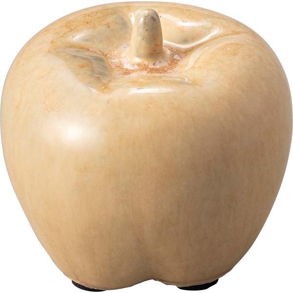 フルーツオブジェ CLY-41 オブジェ リンゴ 小物 置物 インテリア雑貨 玄関 果物 陶器 マット仕上げ アート おしゃれ コンパクト リビング | 東谷 | 01