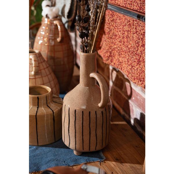 フラワーベース CLY-73 花瓶 花びん かびん フラワースタンド 陶器 北欧 おしゃれ ドライフラワー シンプル 艶 生花 卓上 床置き 陶器製 和モダン モダン レトロ |  | 07