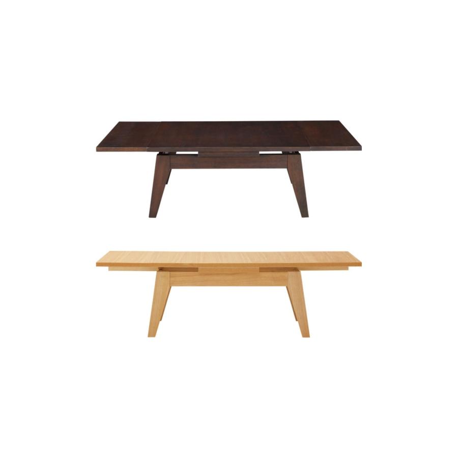 週末SALE開催中✨️ 東谷 コパン 伸長式リビングテーブル CPN-107BR 東谷 コパン エクステンションテーブル S CPN-107 テーブル 延びる 机