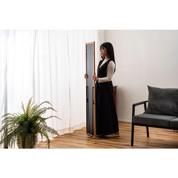 スタンドミラー CUT-201  鏡 ミラー 壁掛けミラー ウォールミラー 全身ミラー 姿見 全身鏡 飛散防止 省スペース リビング 寝室 玄関 | 東谷 | 16