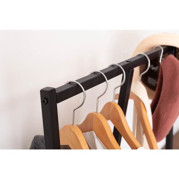 ハンガー DIS-942BK ハンガーラック シンプル おしゃれ モダン インダストリアル ヴィンテージ風 衣装掛け | 東谷 | 13
