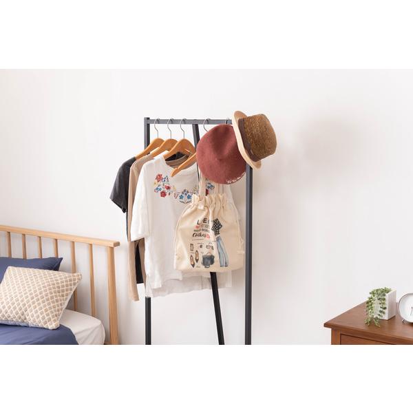 ハンガー DIS-942BK ハンガーラック シンプル おしゃれ モダン インダストリアル ヴィンテージ風 衣装掛け | 東谷 | 03