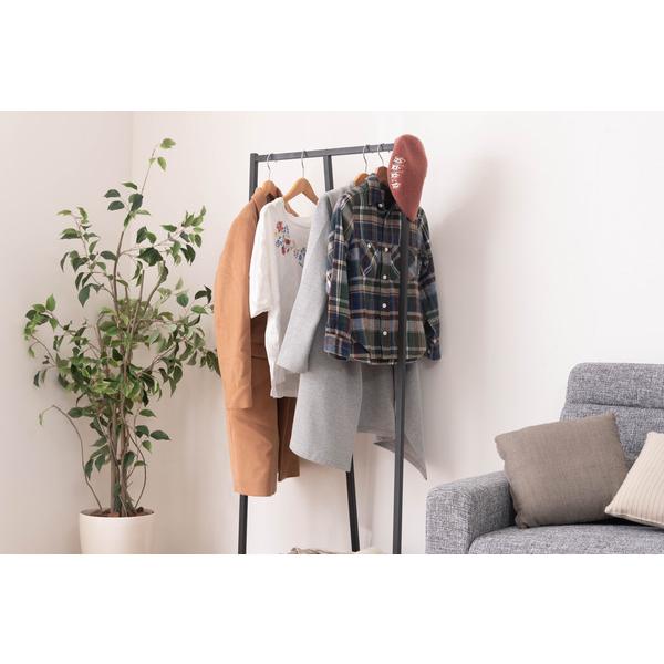 ハンガー DIS-942BK ハンガーラック シンプル おしゃれ モダン インダストリアル ヴィンテージ風 衣装掛け | 東谷 | 07