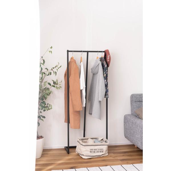 ハンガー DIS-942BK ハンガーラック シンプル おしゃれ モダン インダストリアル ヴィンテージ風 衣装掛け | 東谷 | 08