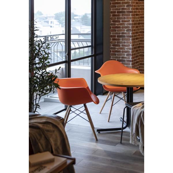 ダリオ カフェテーブル 円形木製 ダイニングテーブル 【送料無料