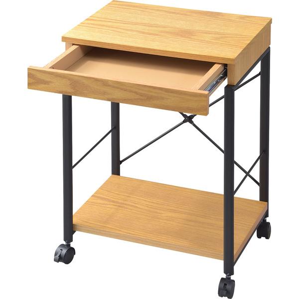 デスクワゴン END-330 サイドチェスト キャスター付きワゴン サイドテーブル 引出し付き ナイトテーブル | 東谷 | 06