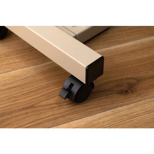 昇降サイドテーブル END-404 サイドテーブル テーブル キャスター付き 無段階調整 スタンディングデスク デスク 作業用 作業テーブル | 東谷 | 17