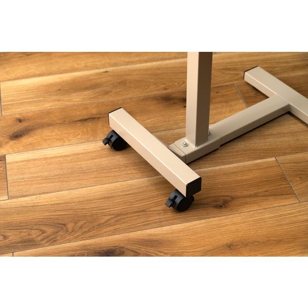 昇降サイドテーブル END-404 サイドテーブル テーブル キャスター付き 無段階調整 スタンディングデスク デスク 作業用 作業テーブル | 東谷 | 18