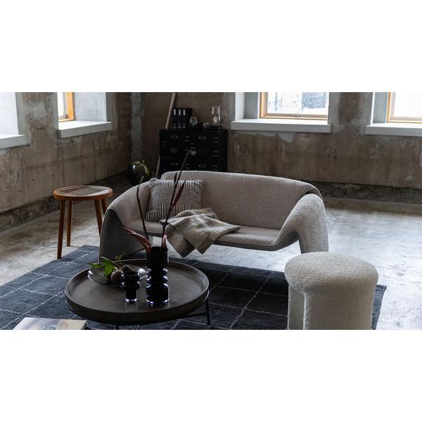 ソファ EYS-11 ソファー ブークレ素材 ライトグレー 2人掛け 二人用 2P モダン おしゃれ 完成品 ファミリー 【送料別途見積】 | 東谷 | 08