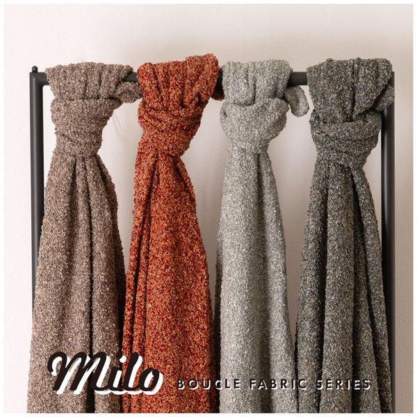 スローケット FAB-201 薄手 ブランケット 大判 茶色 ブラウン 長方形 おしゃれ ブークレ生地 くすみカラー 寝室 無地 シンプル 四角 リビング | 東谷