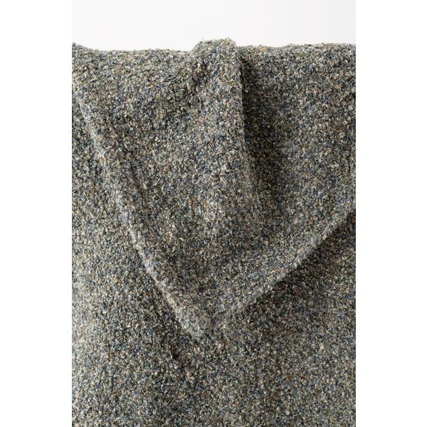 スローケット FAB-201 薄手 ブランケット 大判 茶色 ブラウン 長方形 おしゃれ ブークレ生地 くすみカラー 寝室 無地 シンプル 四角 リビング | 東谷 | 18