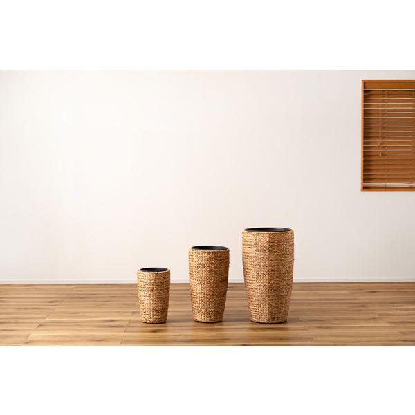 プランターハイタイプ GRNB-52S 鉢入れ アジアン 観葉植物 植物 ウォーターヒヤシンス 雑貨 インテリア 室内 編み かご 筒型 5号用 |  | 10