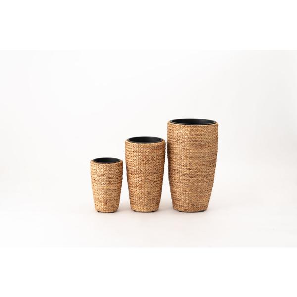 プランターハイタイプ GRNB-52S 鉢入れ アジアン 観葉植物 植物 ウォーターヒヤシンス 雑貨 インテリア 室内 編み かご 筒型 5号用 |  | 06