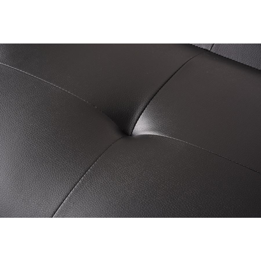 ソファベッド  GS-4 ソファ ベッド 2WAY 2人掛け ローソファ ロータイプ可 アームレス レザー  3段階リクライニング ポケット付き【送料別途見積】 | 東谷 | 08