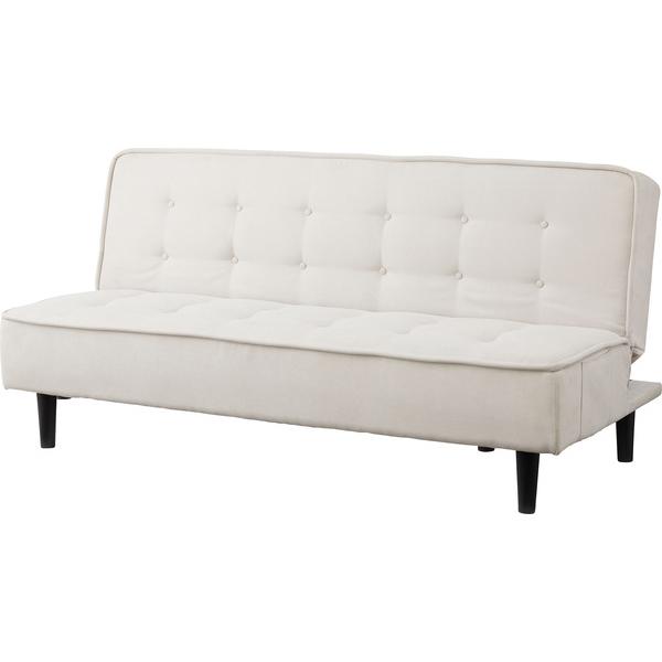 ソファベッド  GS-5 ソファ ベッド 2WAY 2人掛け ローソファ ロータイプ可 アームレス ファブリック 3段階リクライニング ポケット付き【送料別途見積】 | 東谷 | 01