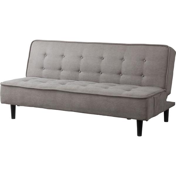 ソファベッド  GS-5 ソファ ベッド 2WAY 2人掛け ローソファ ロータイプ可 アームレス ファブリック 3段階リクライニング ポケット付き【送料別途見積】 | 東谷 | 02