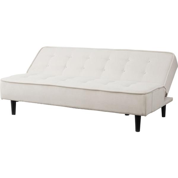 ソファベッド  GS-5 ソファ ベッド 2WAY 2人掛け ローソファ ロータイプ可 アームレス ファブリック 3段階リクライニング ポケット付き【送料別途見積】 | 東谷 | 07