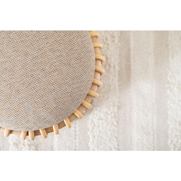 ラウンドスツール GUY-260NA ラタン 籐 円 丸 ラウンド サークル 天然ラタン リゾート 北欧 ナチュラル クッション 店舗 カフェ ラウンジ ロビー ホテル 法人 | 東谷 | 15