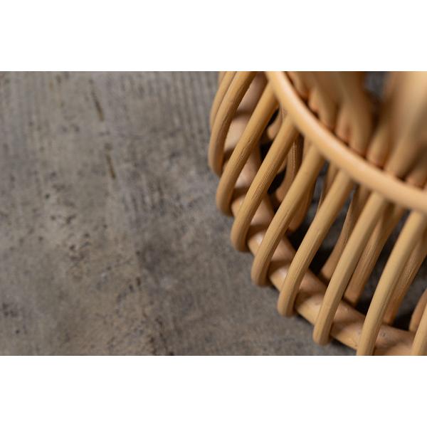 ラウンドスツール GUY-260NA ラタン 籐 円 丸 ラウンド サークル 天然ラタン リゾート 北欧 ナチュラル クッション 店舗 カフェ ラウンジ ロビー ホテル 法人 | 東谷 | 18