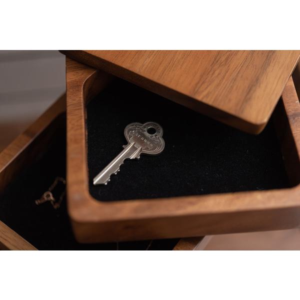 卓上ケース GUY-920 ケース アクセサリーケース アクセサリー 小物入れ 収納 天然木 お洒落 5段 小物収納  ラウンド スクエア | 東谷 | 16