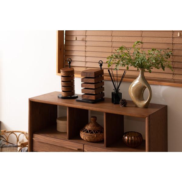 卓上ケース GUY-920 ケース アクセサリーケース アクセサリー 小物入れ 収納 天然木 お洒落 5段 小物収納  ラウンド スクエア | 東谷 | 19