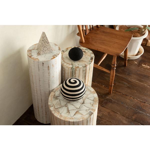 グリーンベース GUY-926WH 高さ68cm グリーン ベース 花台 天然木 ホワイト ナチュラル プランターベース おしゃれ  観葉植物 | 東谷 | 18