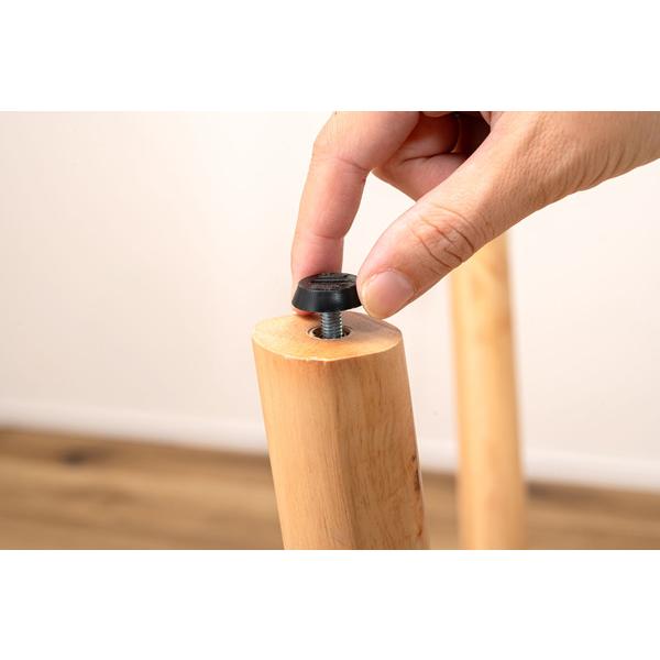 ダイニングテーブル HOW-001NA テーブル センターテーブル コンパクト 壁寄せ 壁付け 省スペース 角丸 シンプル 北欧 木製 | 東谷 | 18