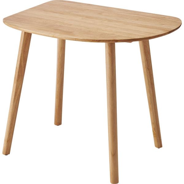 ダイニングテーブル HOW-001NA テーブル センターテーブル コンパクト 壁寄せ 壁付け 省スペース 角丸 シンプル 北欧 木製 | 東谷 | 01