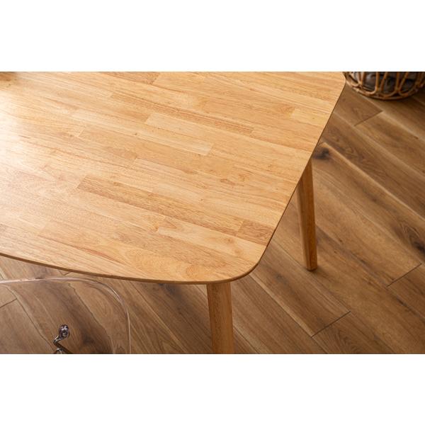 ダイニングテーブル HOW-002NA テーブル センターテーブル コンパクト 壁寄せ 壁付け 角丸 シンプル 北欧 木製 | 東谷 | 11